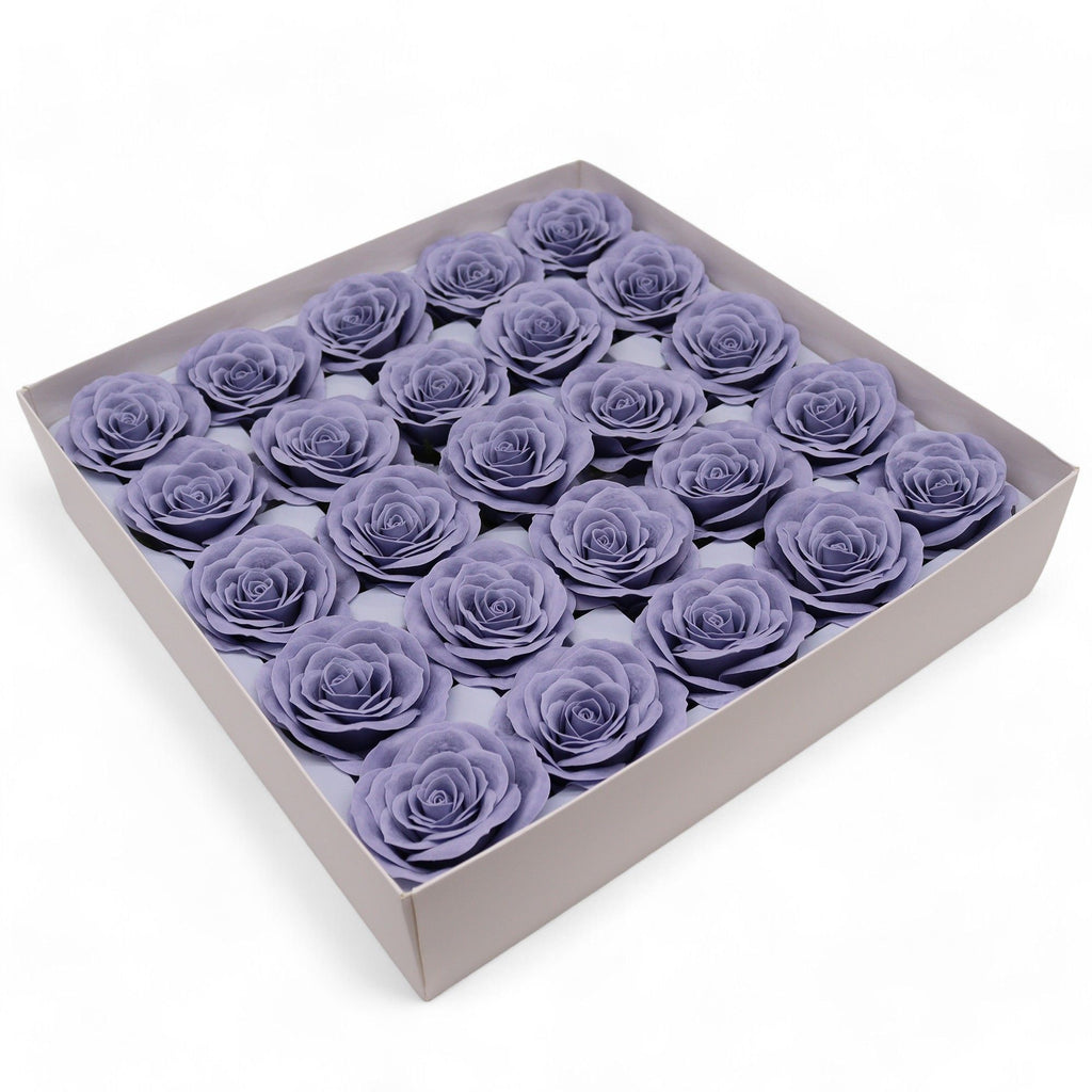 Flor de Sabonete Artesanal - Rosa Vintage - Azul