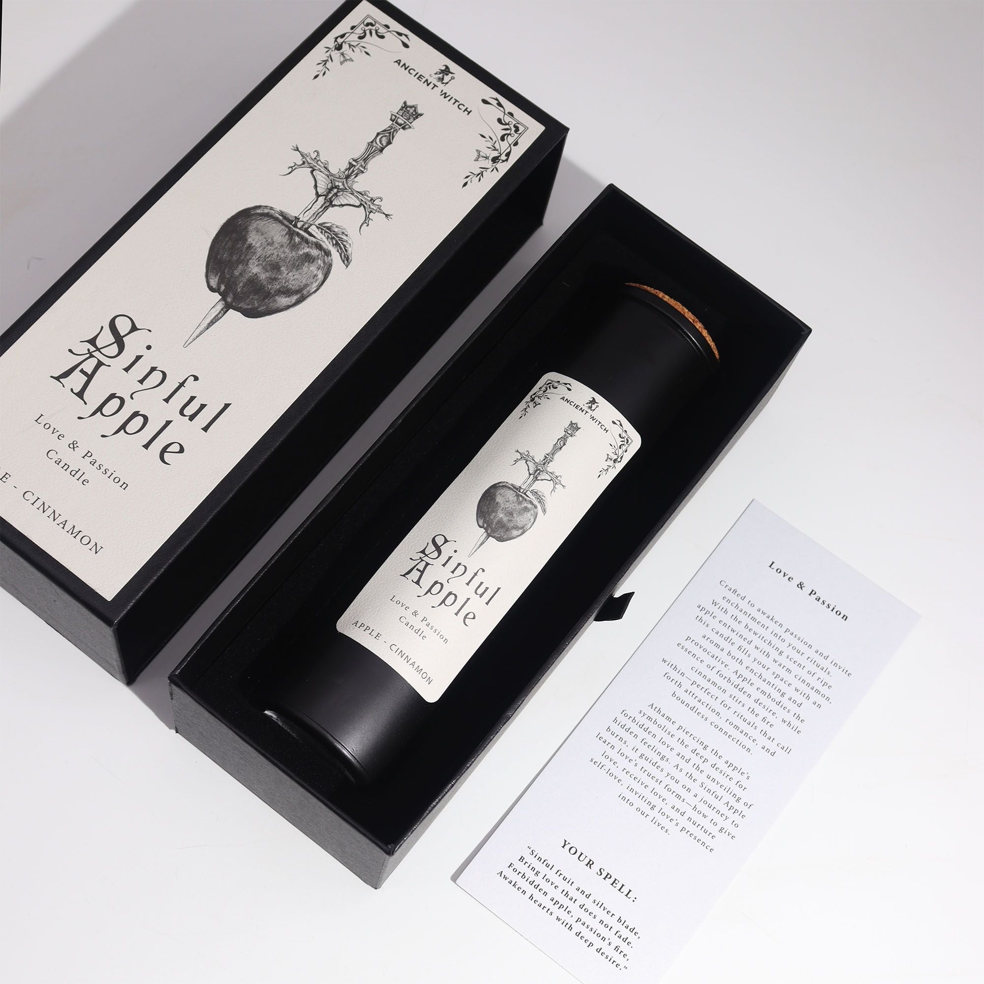 Velas Purificadoras de Bruxas Antigas - Maçã Pecaminosa