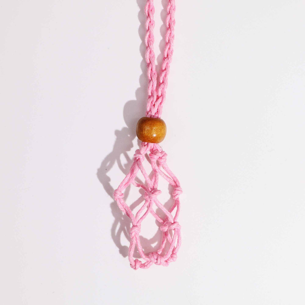 Cordões de Colar com Pedras Preciosas 45 cm - Rosa