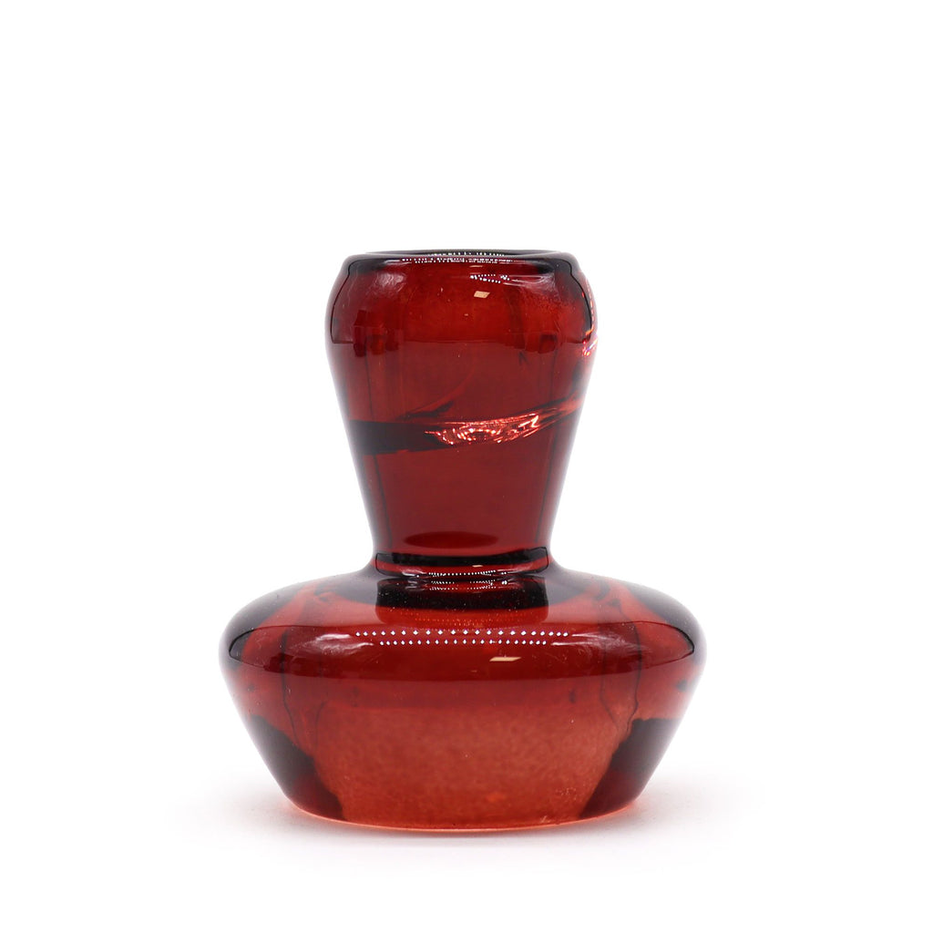 Porta-velas reversível em forma de cogumelo para jantar/chá - Vermelho Vampiro