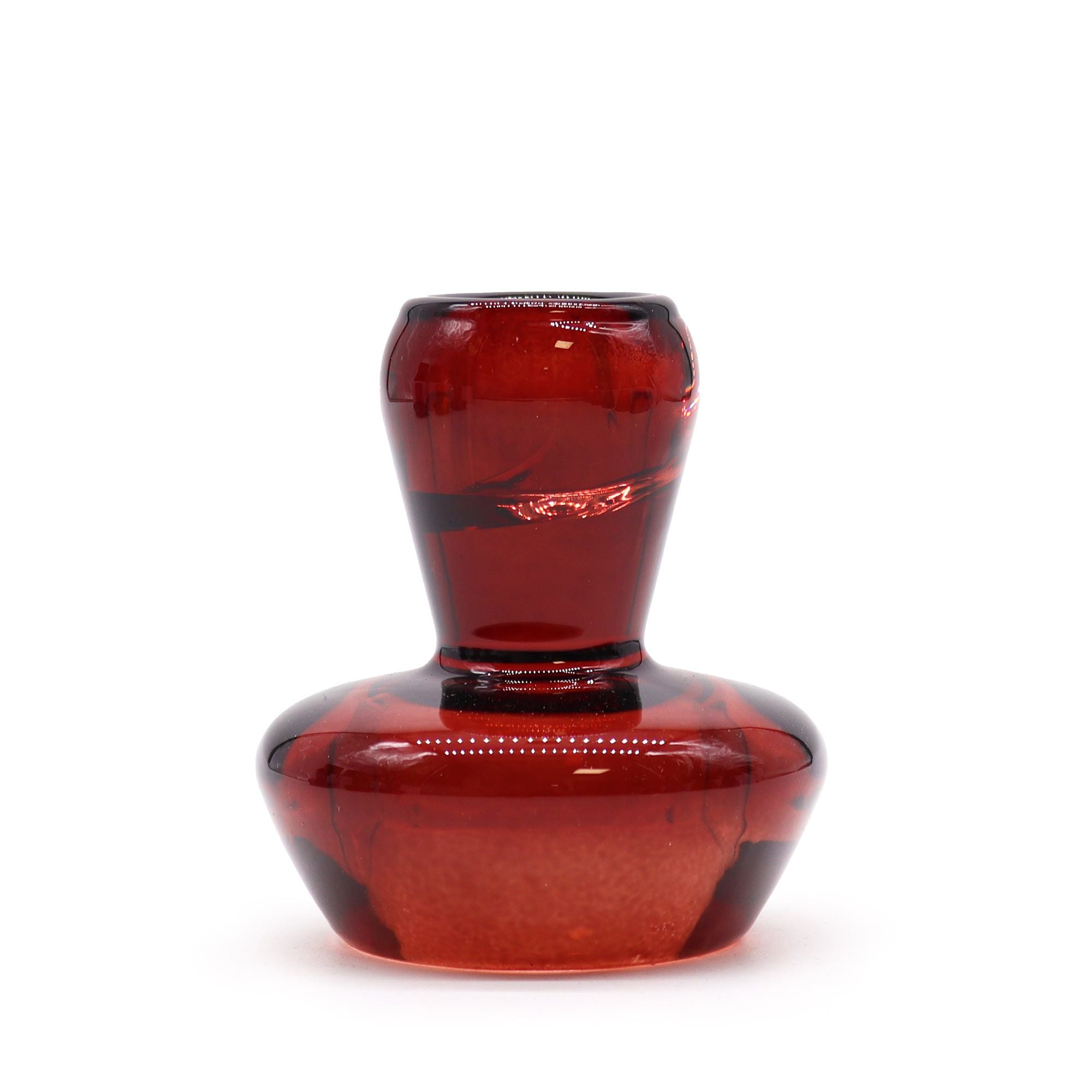 Porta-velas reversível em forma de cogumelo para jantar/chá - Vermelho Vampiro