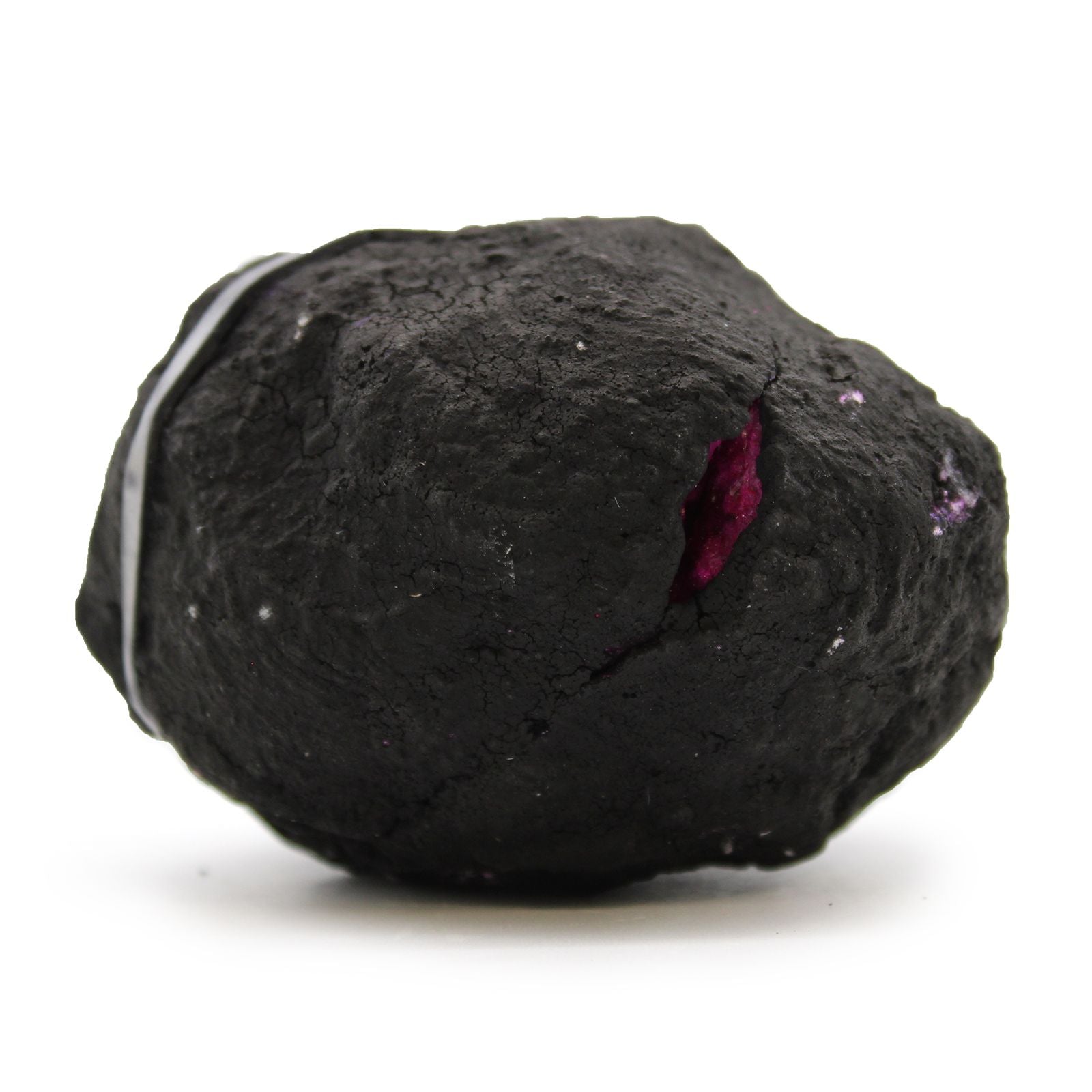 Geodas de calcita coloreada - Piedra Negra - Rojo Oscuro
