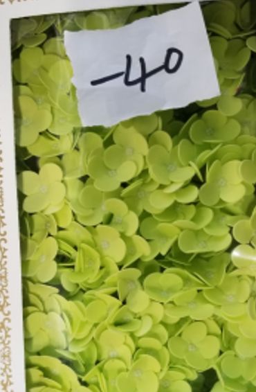 Artesanato com Flores de Sabão - Jacinto - Verde