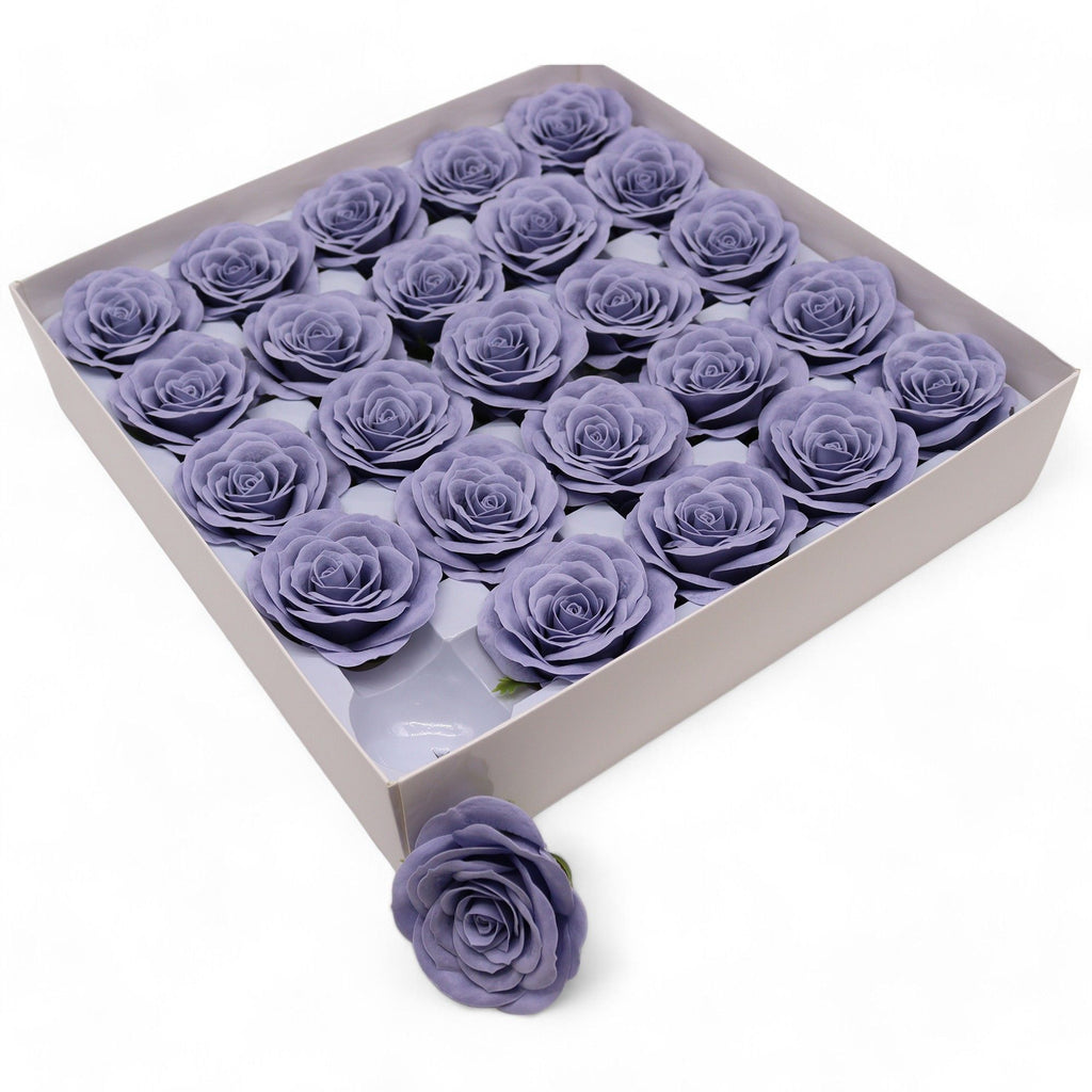 Flor de Sabonete Artesanal - Rosa Vintage - Azul