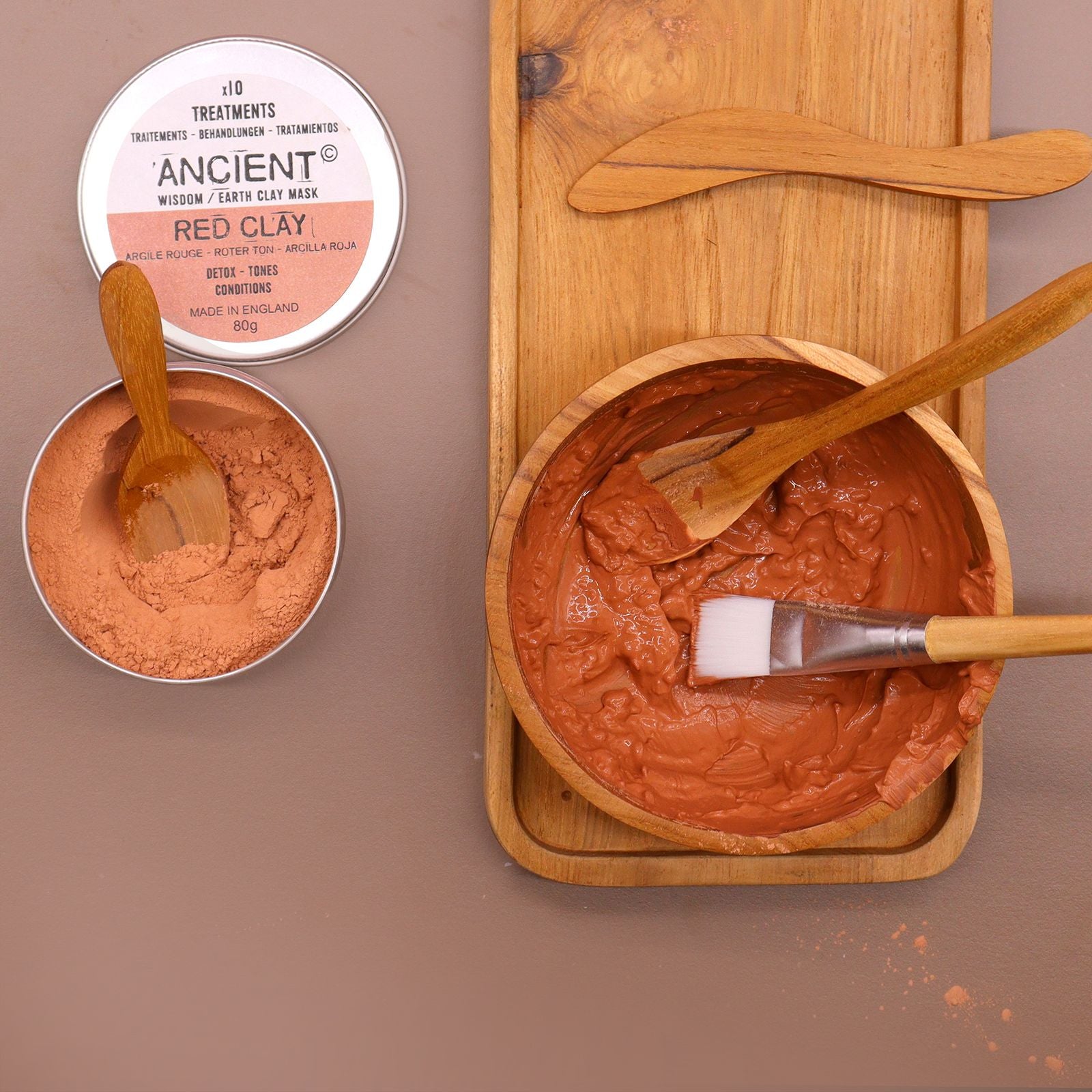 Kit de aplicación de arcilla/cera para spa