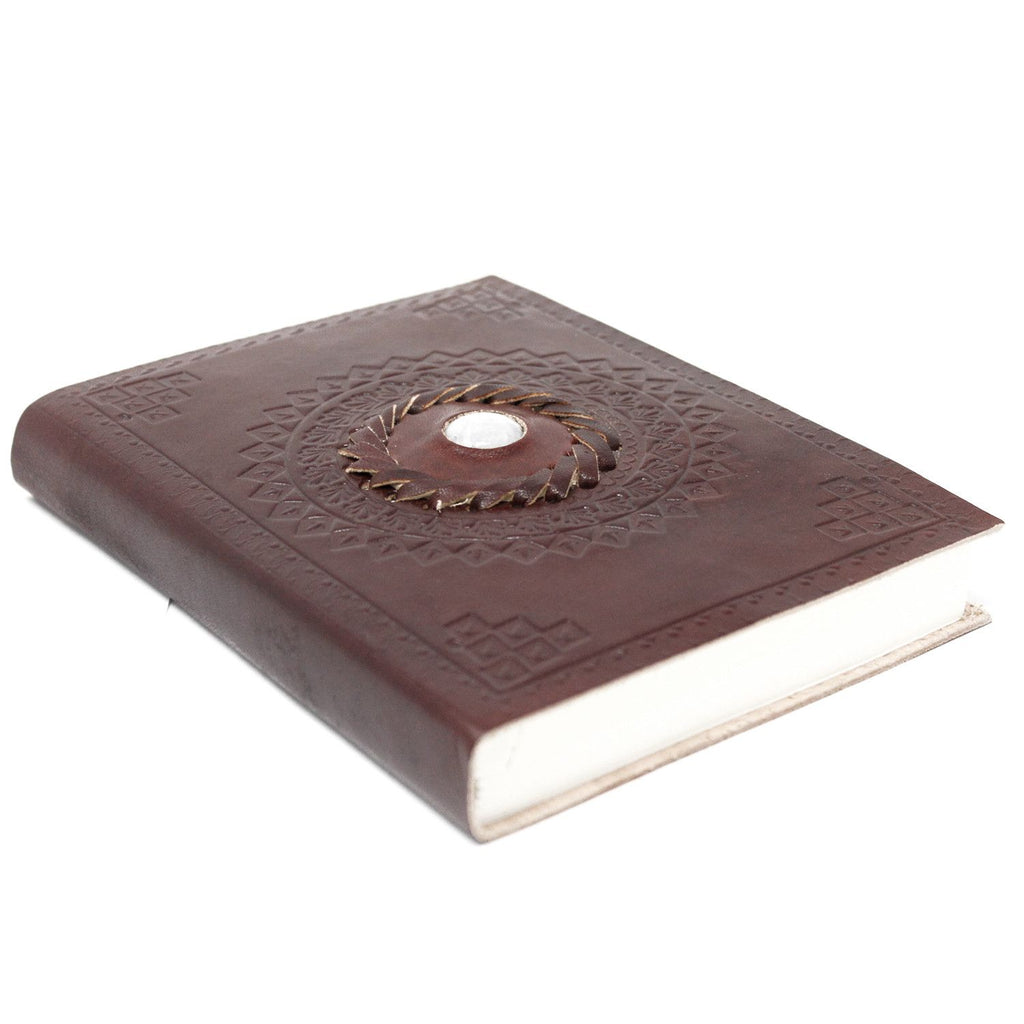 Caderno de couro Moonstone