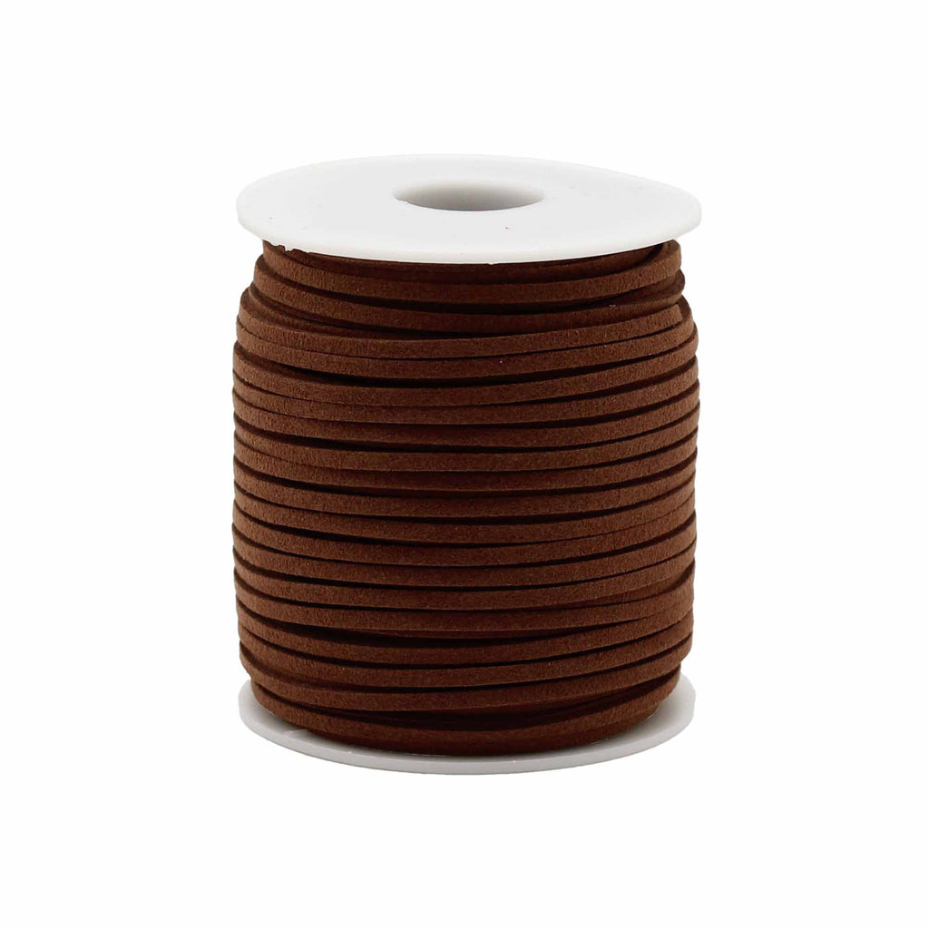 1x Rollo de cordón para accesorios - 2.5mm x 45m - Marrón Oscuro A010