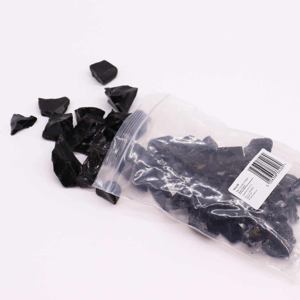 Cristales en bruto (500 g) - Obsidiana Negra