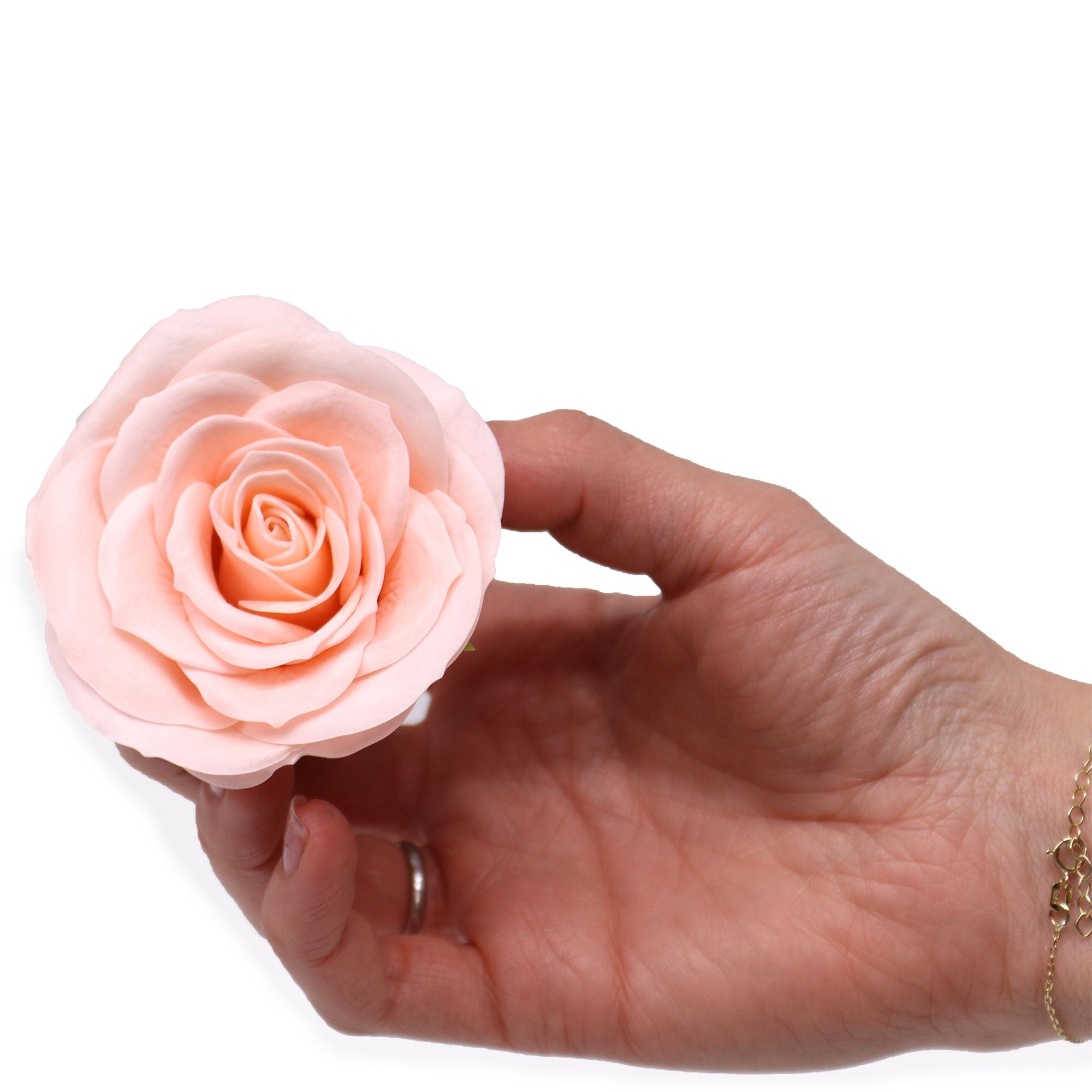 Flor de jabón artesanal -  Vintage Rose - Rosa