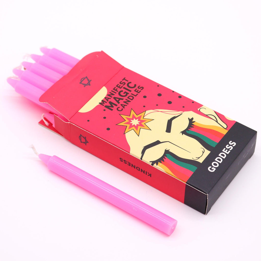 Velas Mágicas Manifest (Embalagem de 12) - Rosa