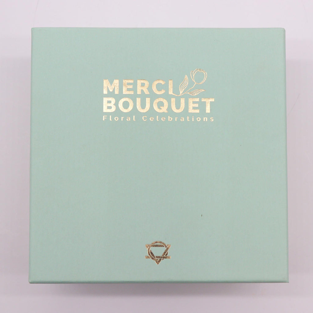 Caixa Quadrada - Celebrações da Primavera - Amarelo e Verde