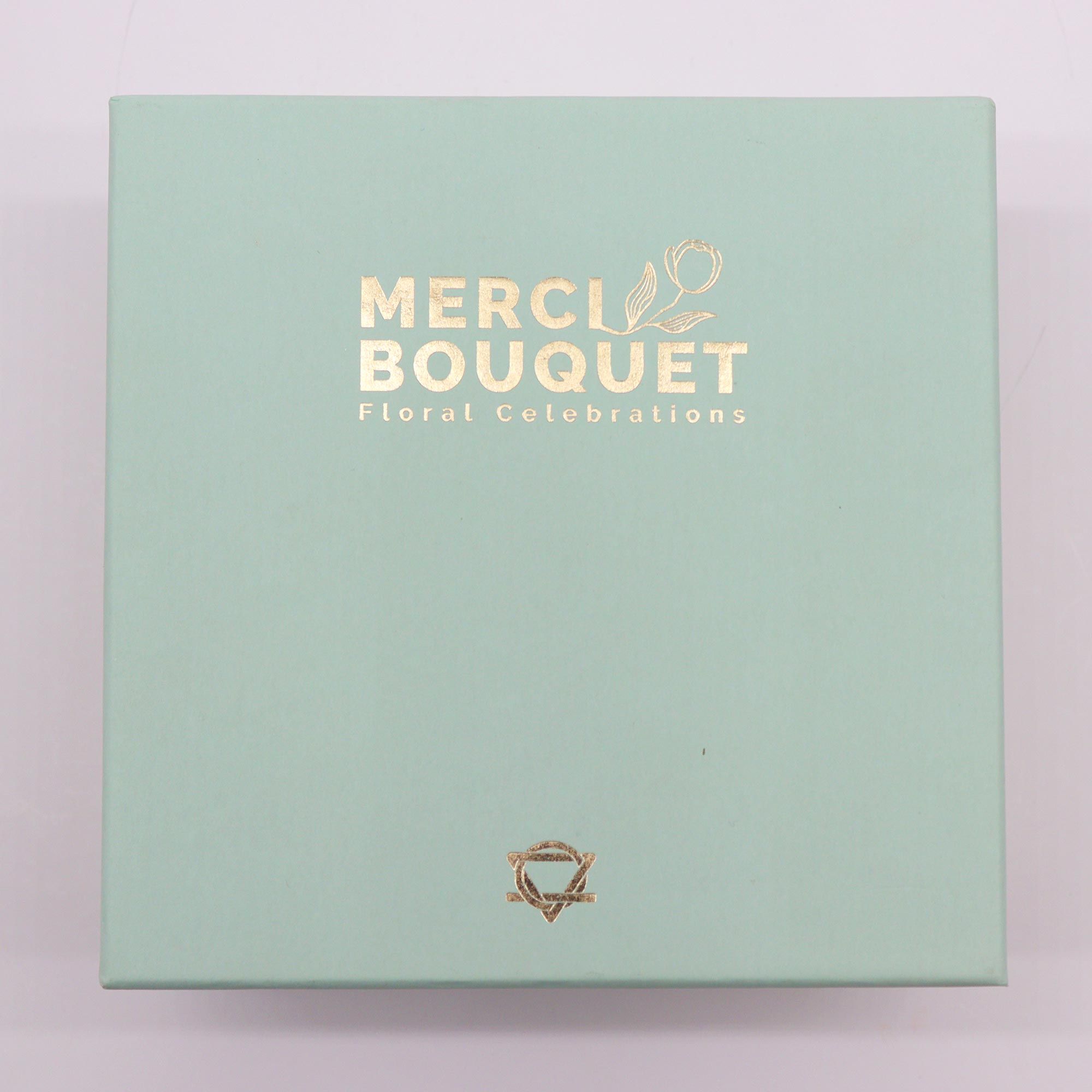 Caixa Quadrada - Celebrações da Primavera - Amarelo e Verde