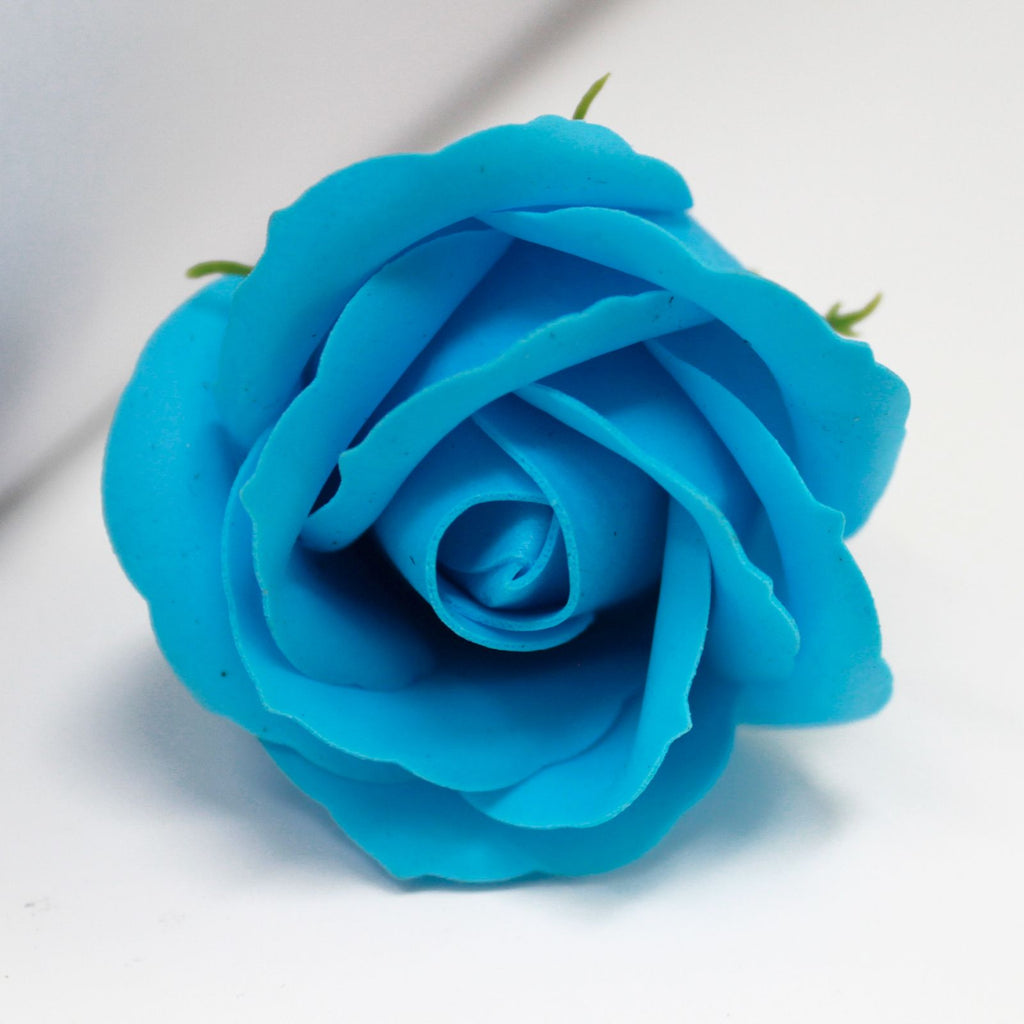 Flor de manualidades deco mediana - azul royal
