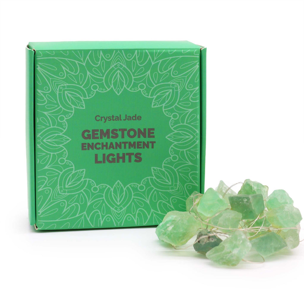 Luzes de encantamento de pedras preciosas - Cristal de Jade