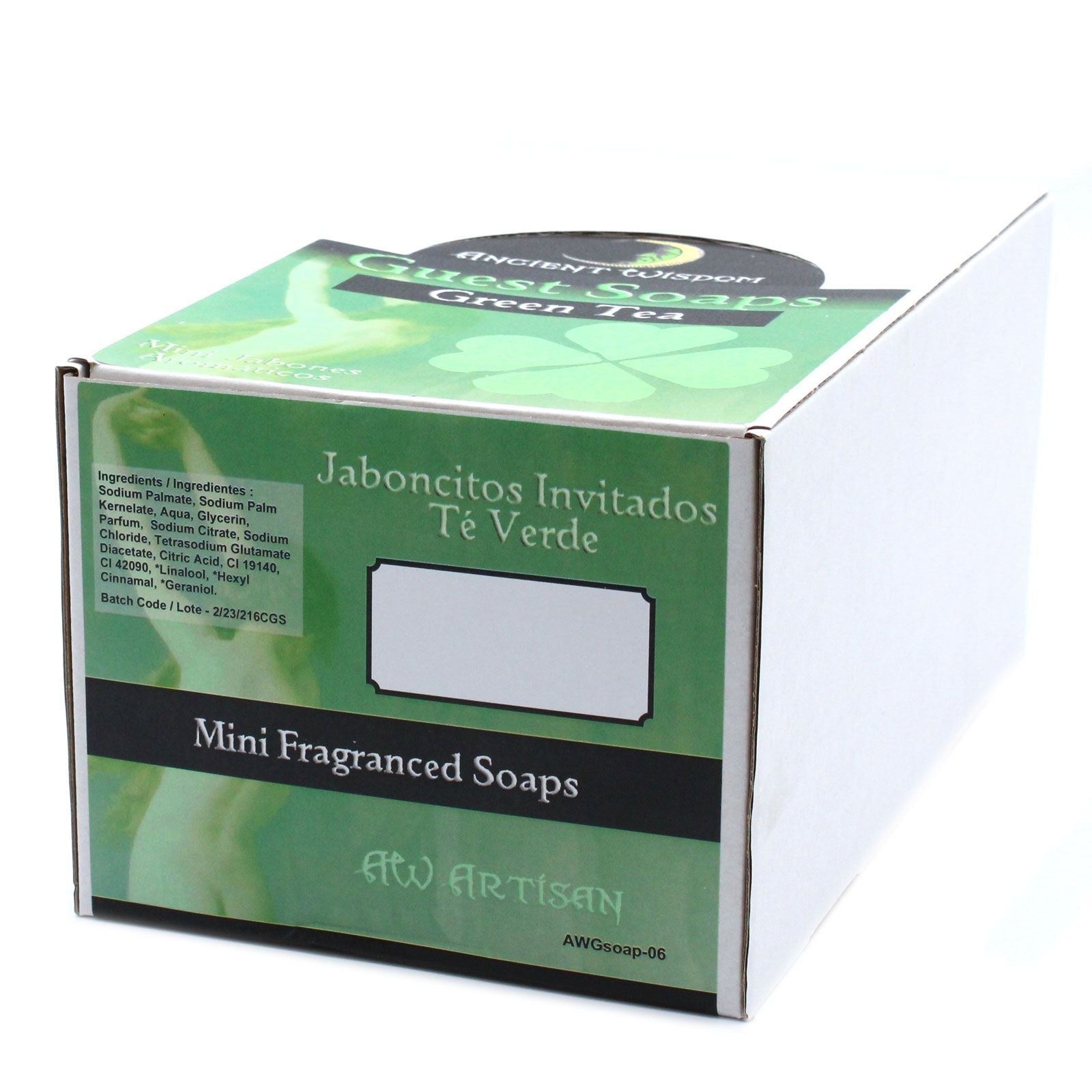 10x Jaboncitos Invitados Te Verde