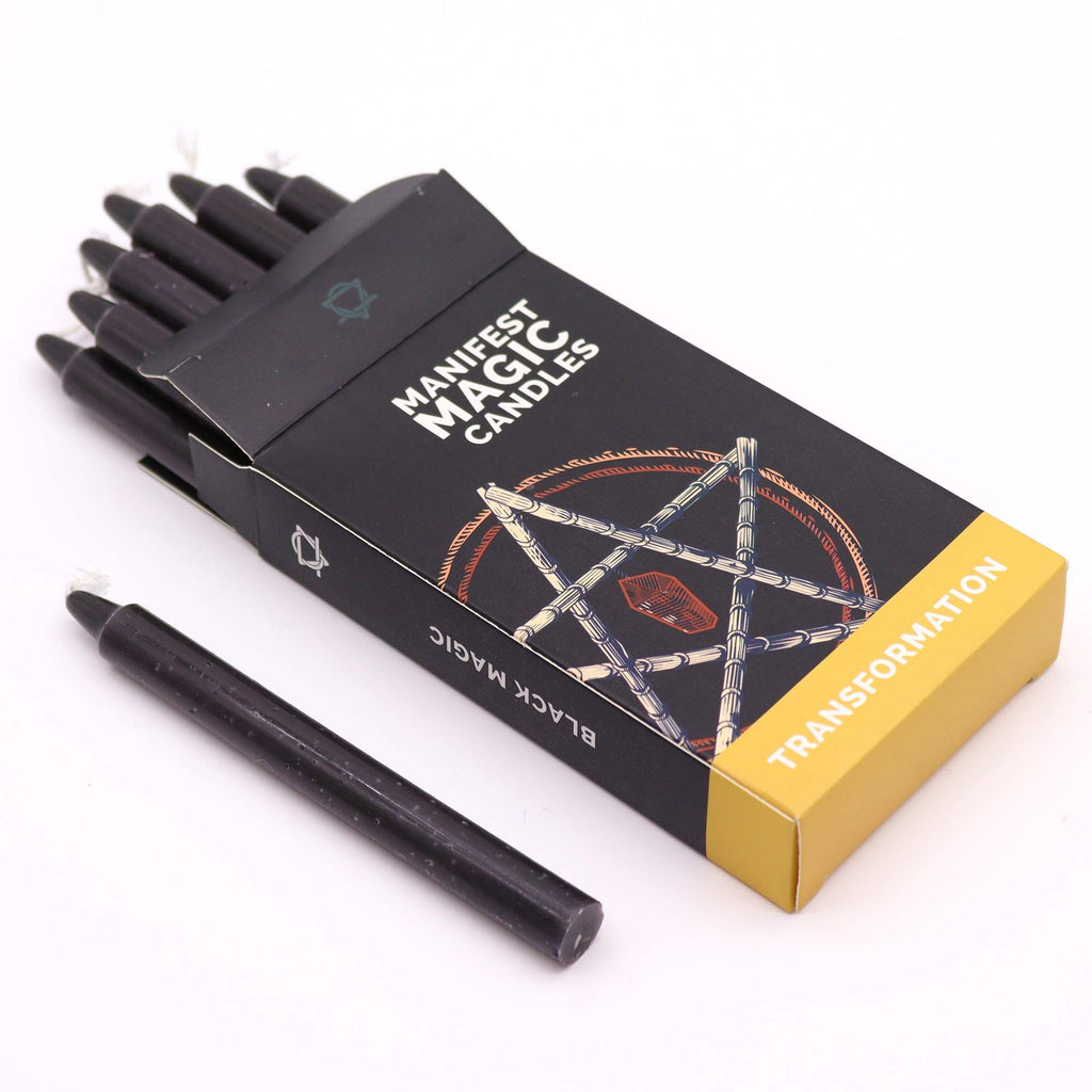 Velas Mágicas Manifest (Embalagem de 12) - Preto