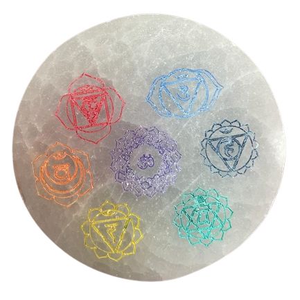 Prato de Carregamento Pequeno 8cm - Design Chakra - cor