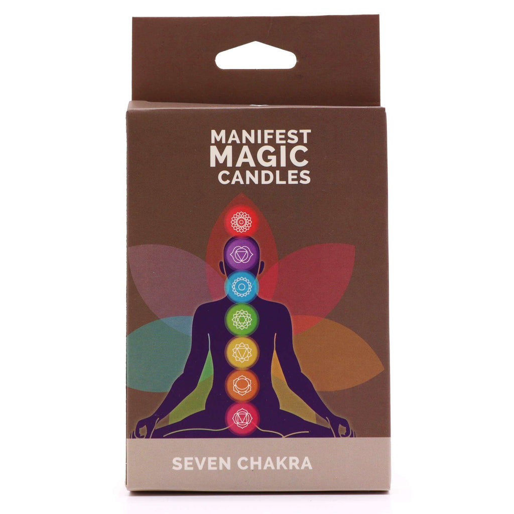 Velas Manifesto dos Sete Chakras (Embalagem de 7)