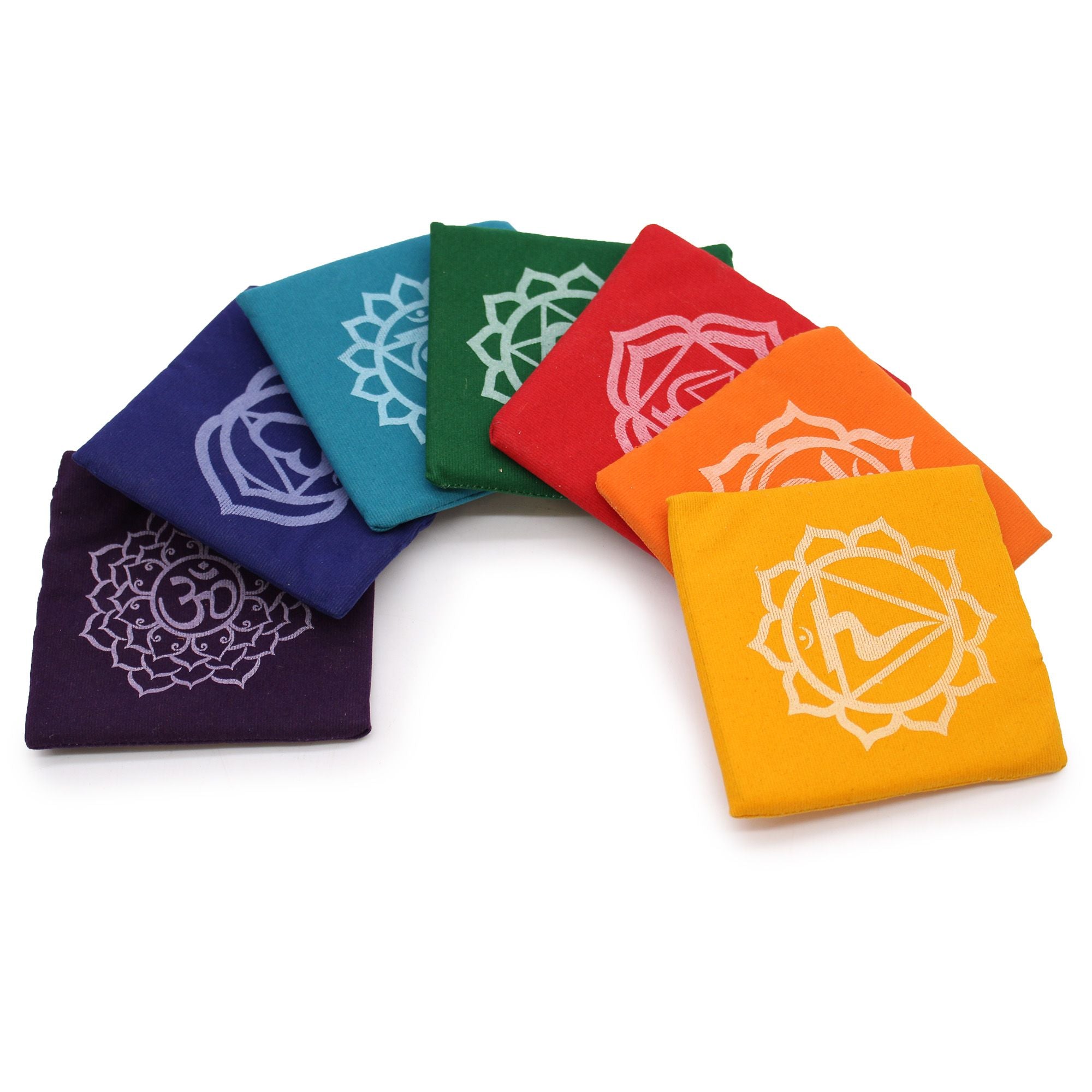 Conjunto de oferta de taça tibetana com pirâmide de chakras