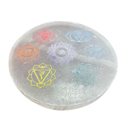 Prato de Carregamento Médio 10cm - Design de Chakra (cor)