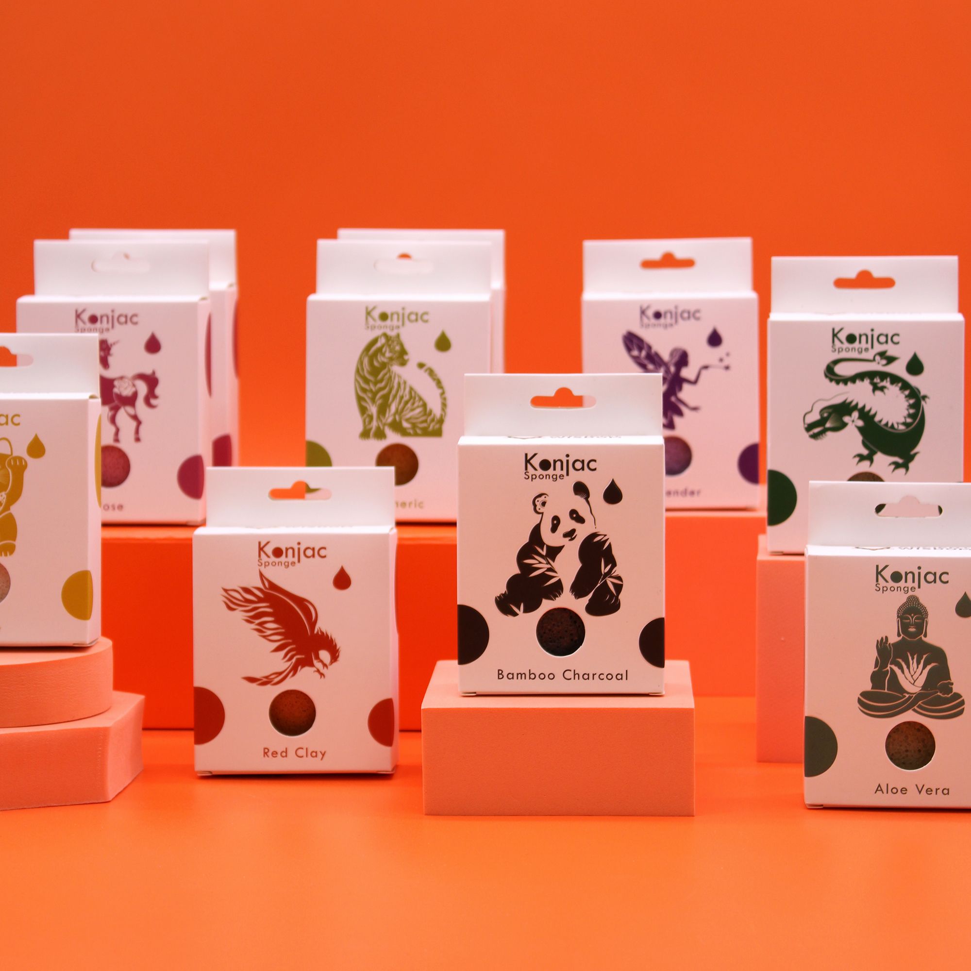 Esponja Facial Konjac - Natural - Pieles Sensibles