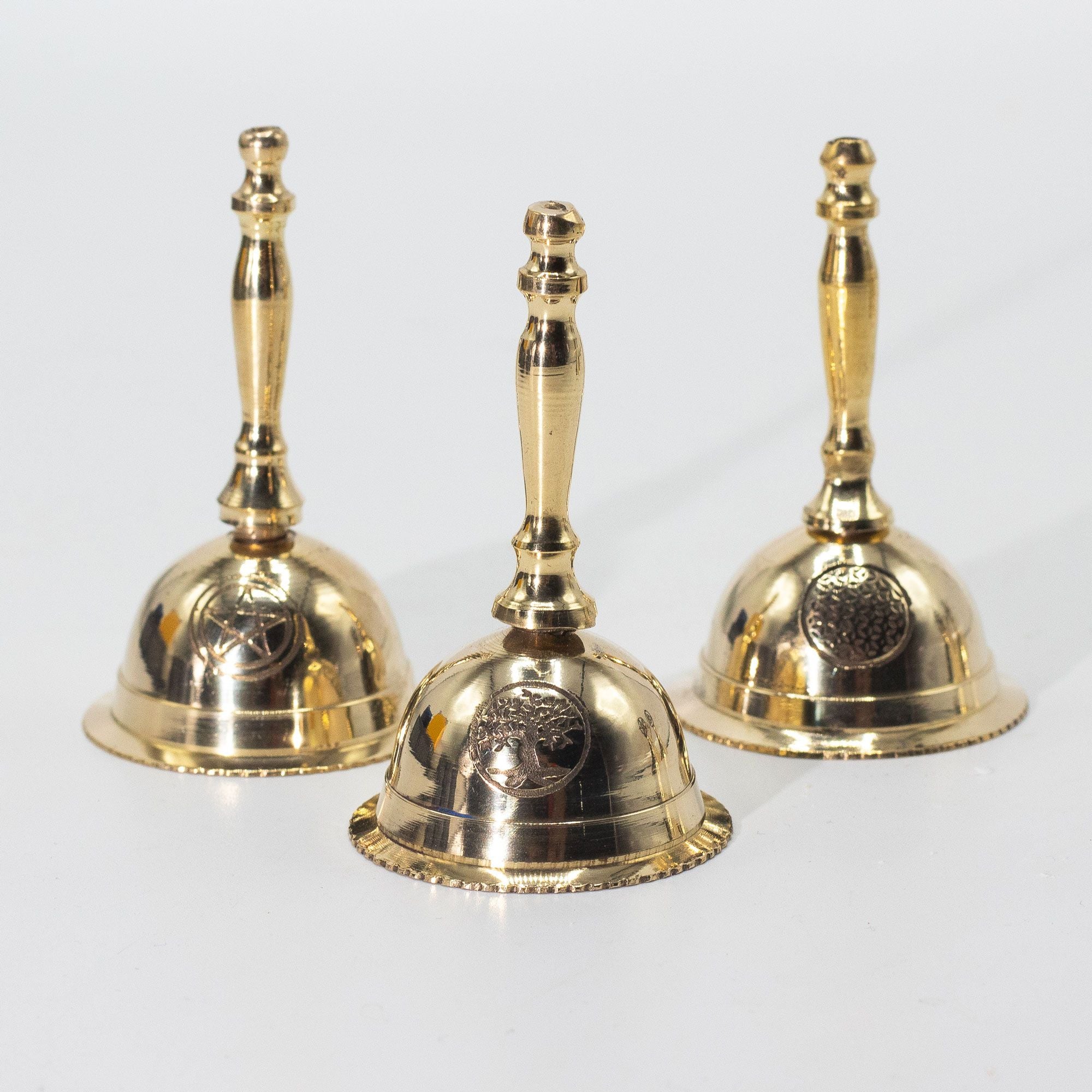 Pequeña campana de latón para altar - Árbol de la Vida