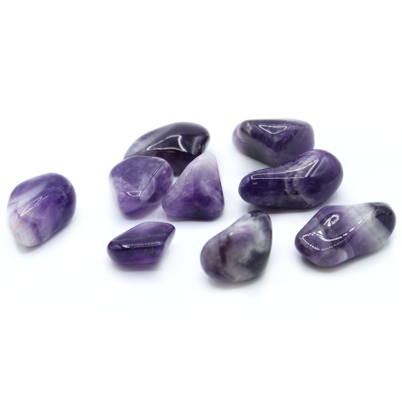 L Tumble Stones - Amatista vetada