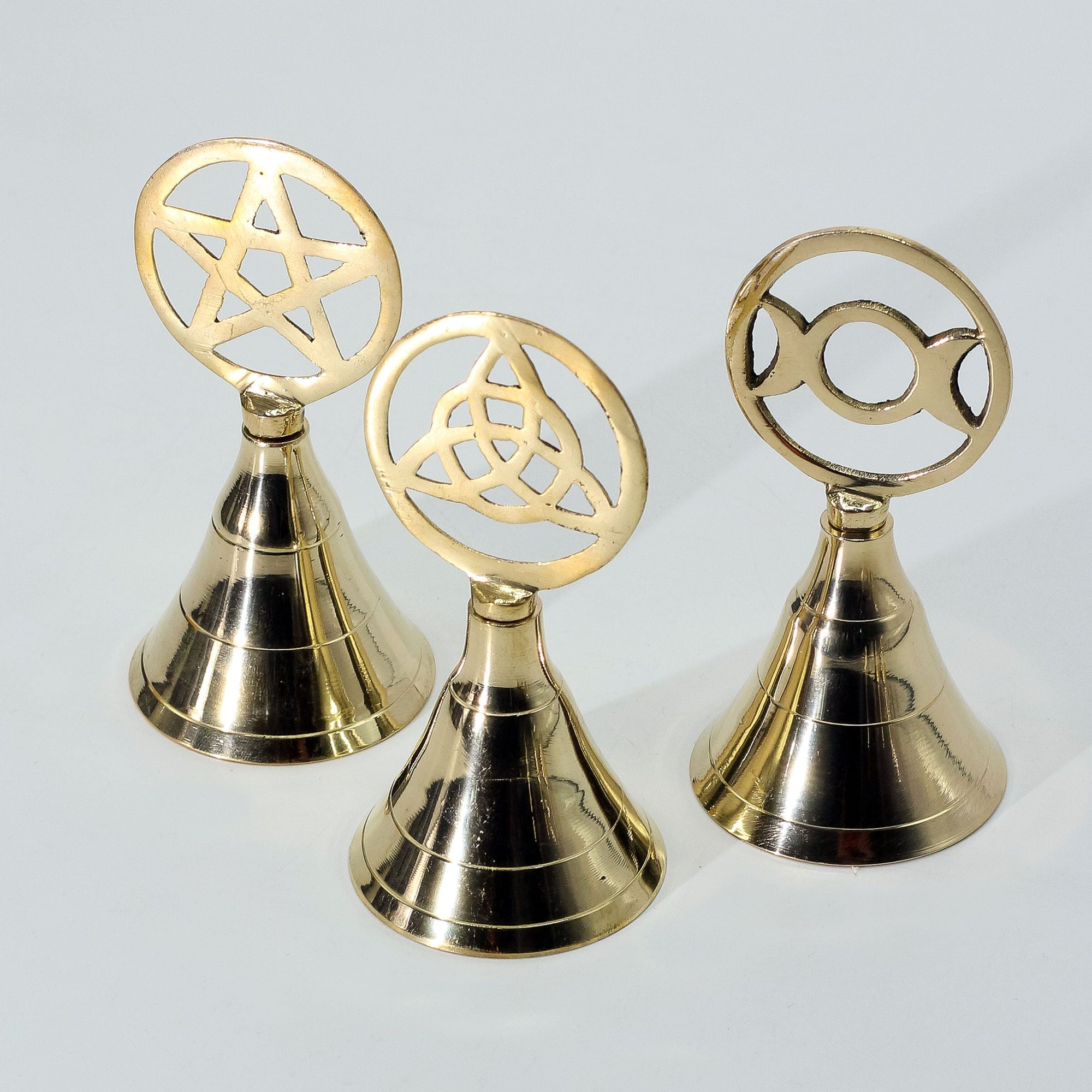 Campana de latón para altar - Pentagrama