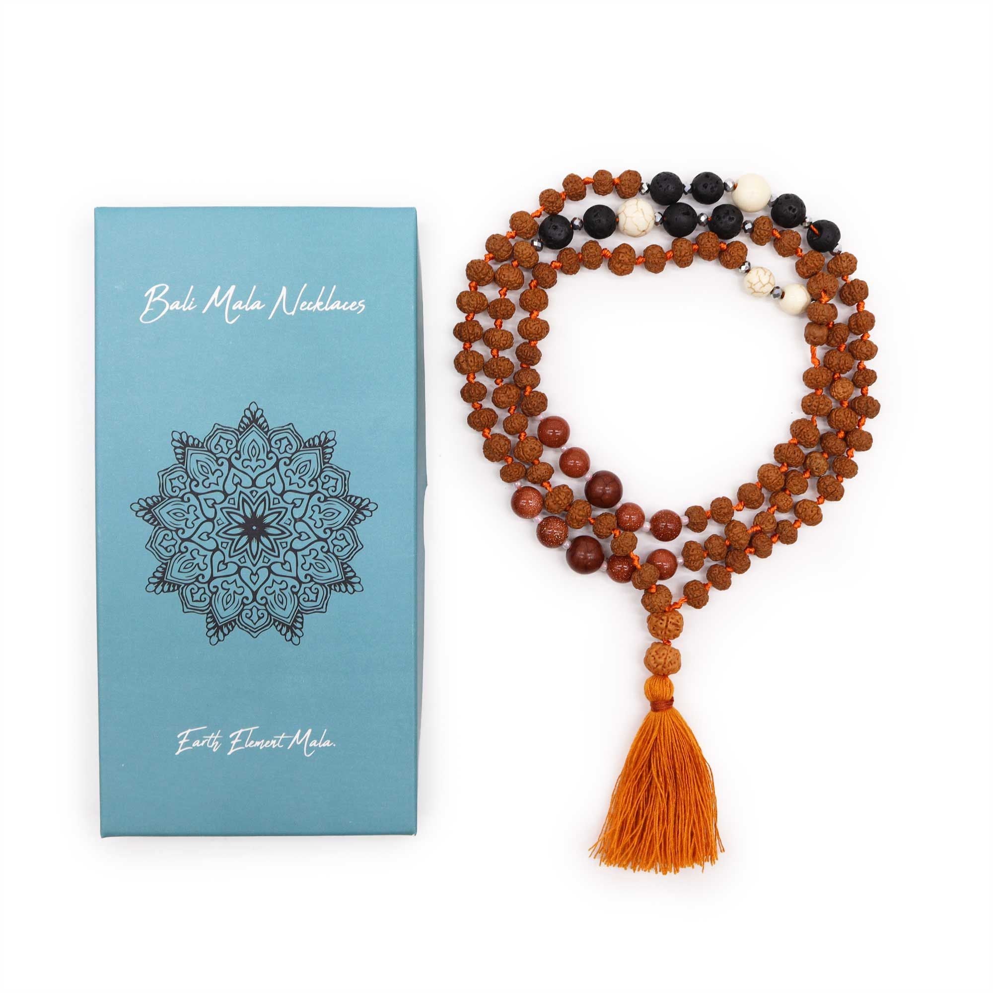 Collar Bali Mala - Elementos de la Tierra