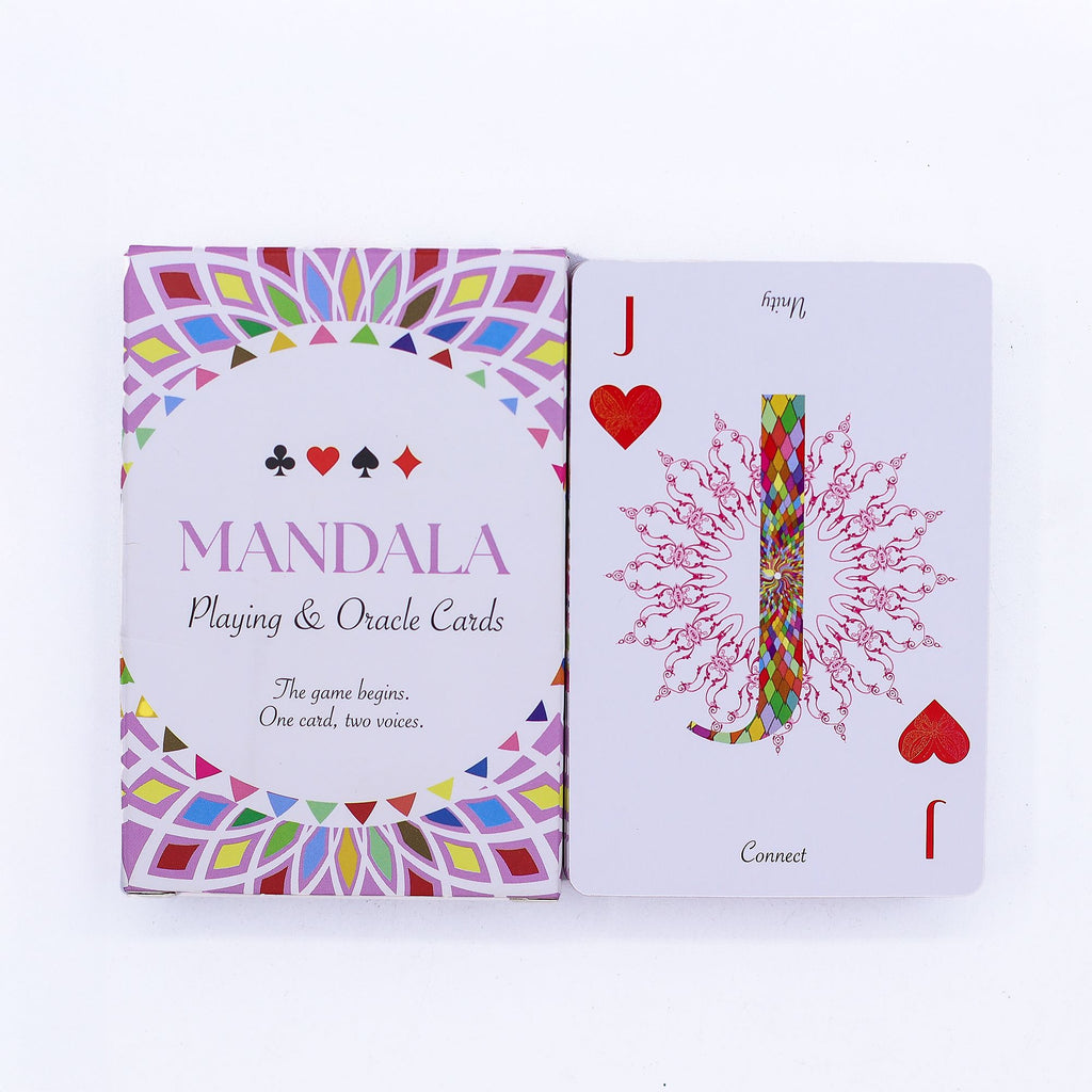 Mandala para jugar y Cartas de Oráculo – Simetría caleidoscópica