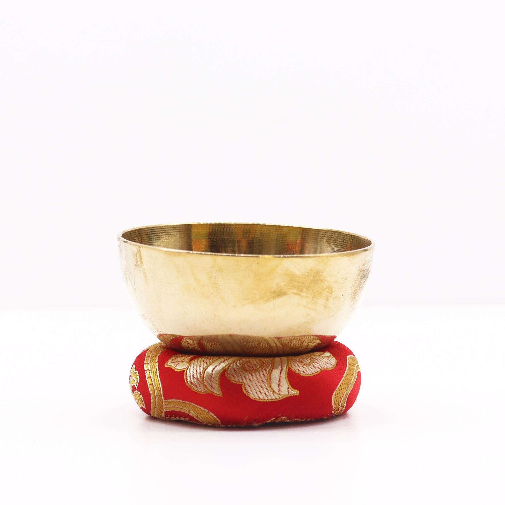 Cojín de aro de 8 cm (para cuenco tibetano de 10-12 cm) - Rojo