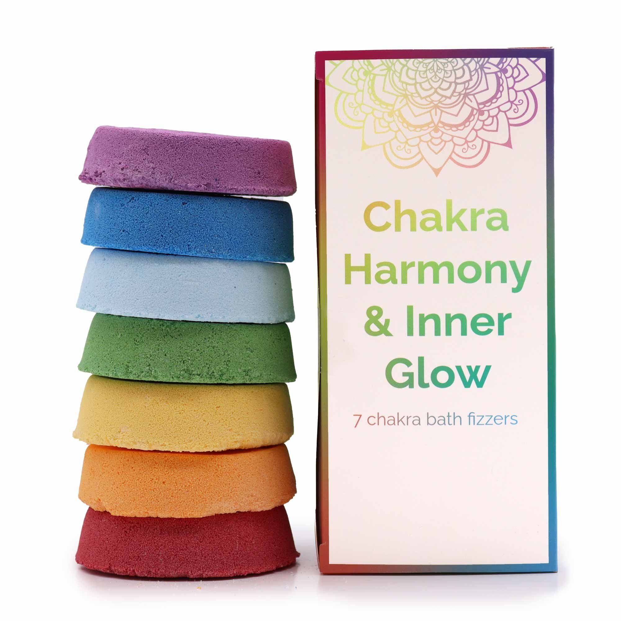 Bombas de Banho Chakras - Caixa Grande - Harmonia Chakras e Radiância Interior